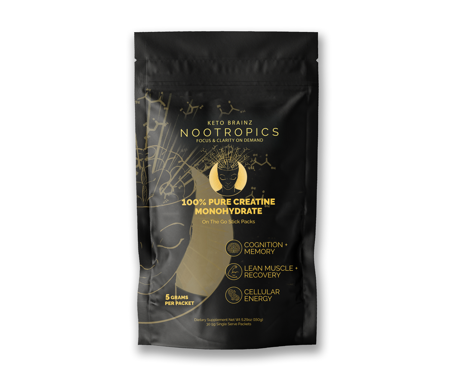 Keto Brainz Nootropic Creatine Travel Packs **PRE-ORDER**