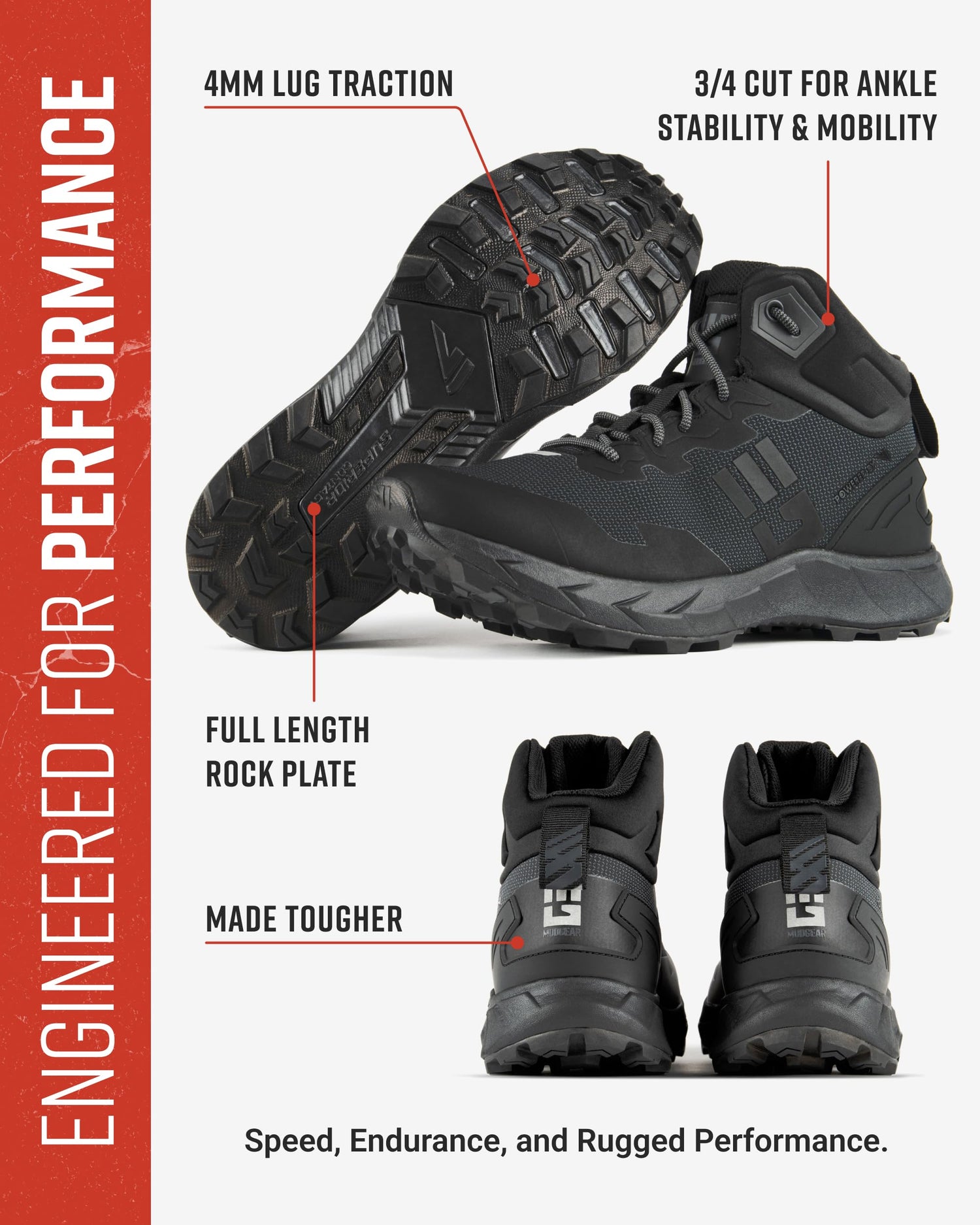 MudGear Speed Ruck Boots