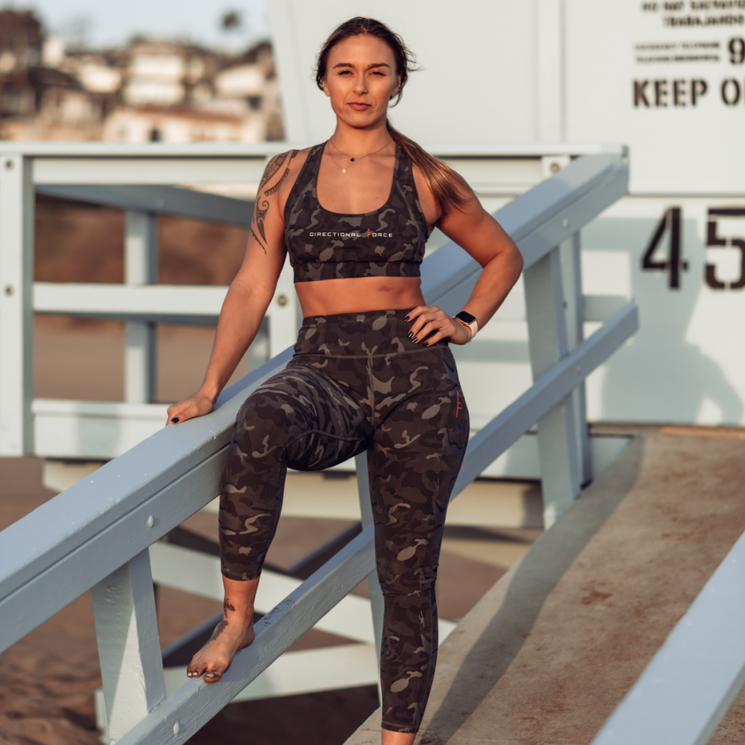 Freyja Legging - Dark Camo