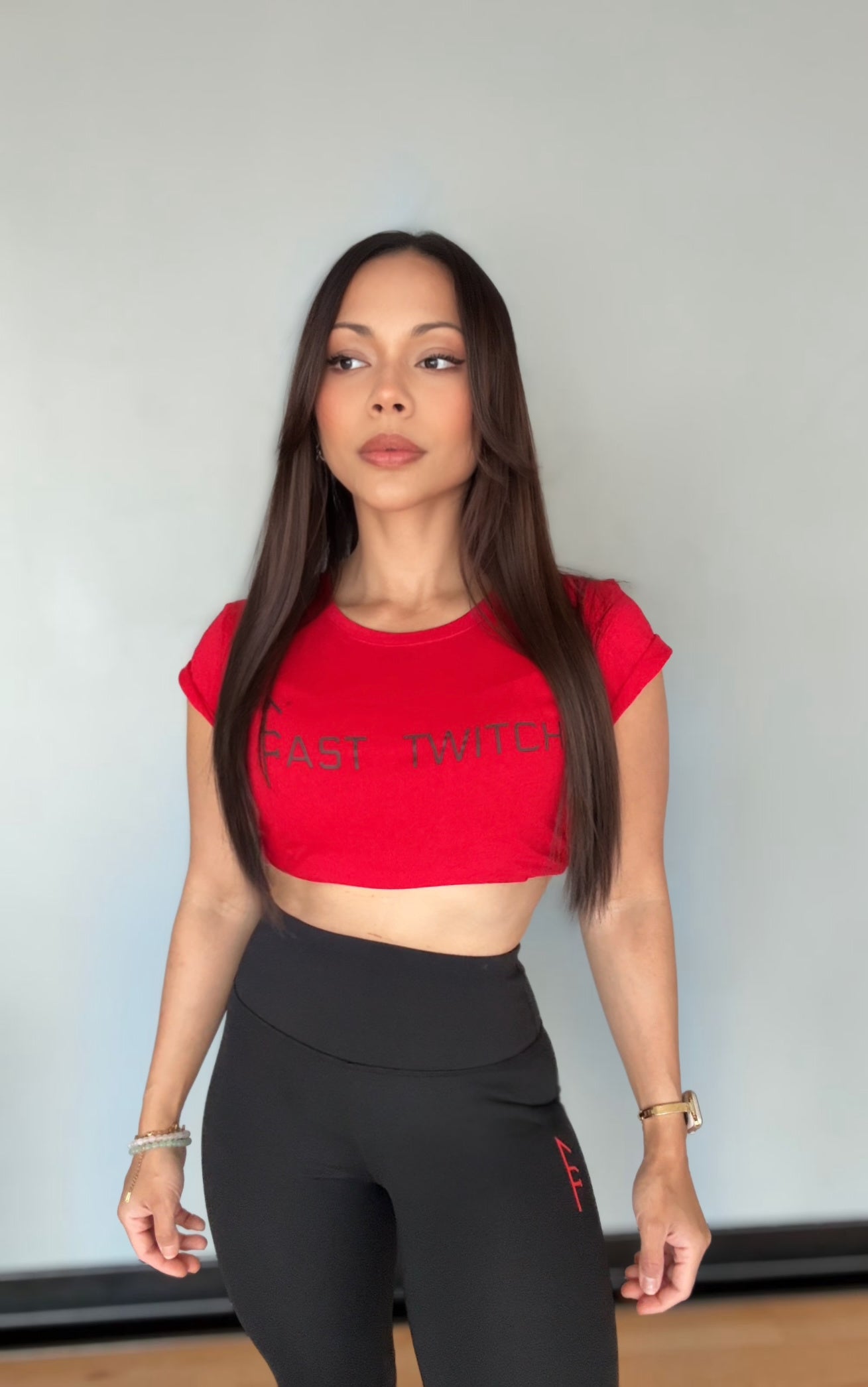 Women's Red Fast Twitch Tee