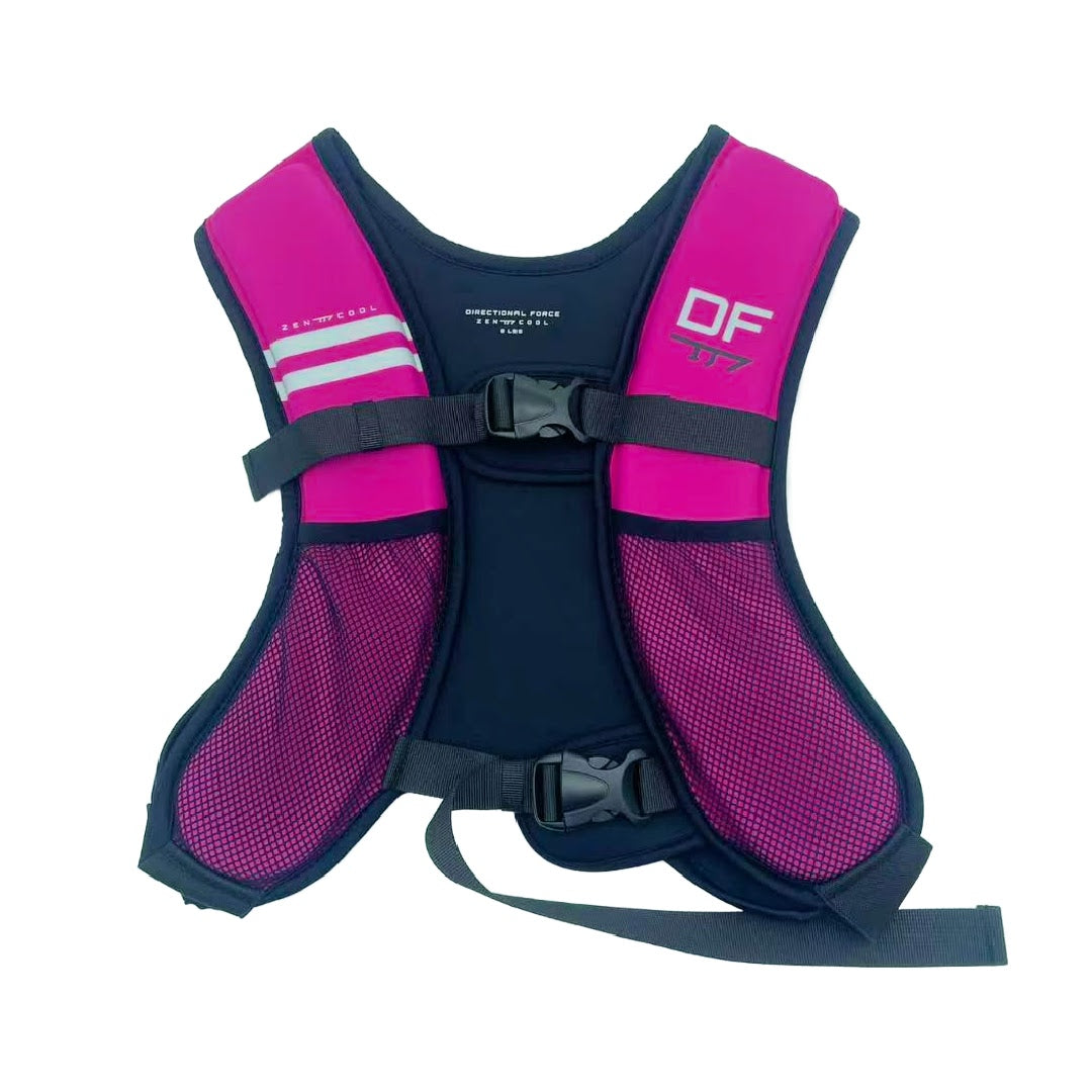 Zen-Cool: Cooling Hydrogel Weight Vest - Pink