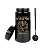 Keto Brainz Miron Glass Countertop Jar + Long Handled Scoop