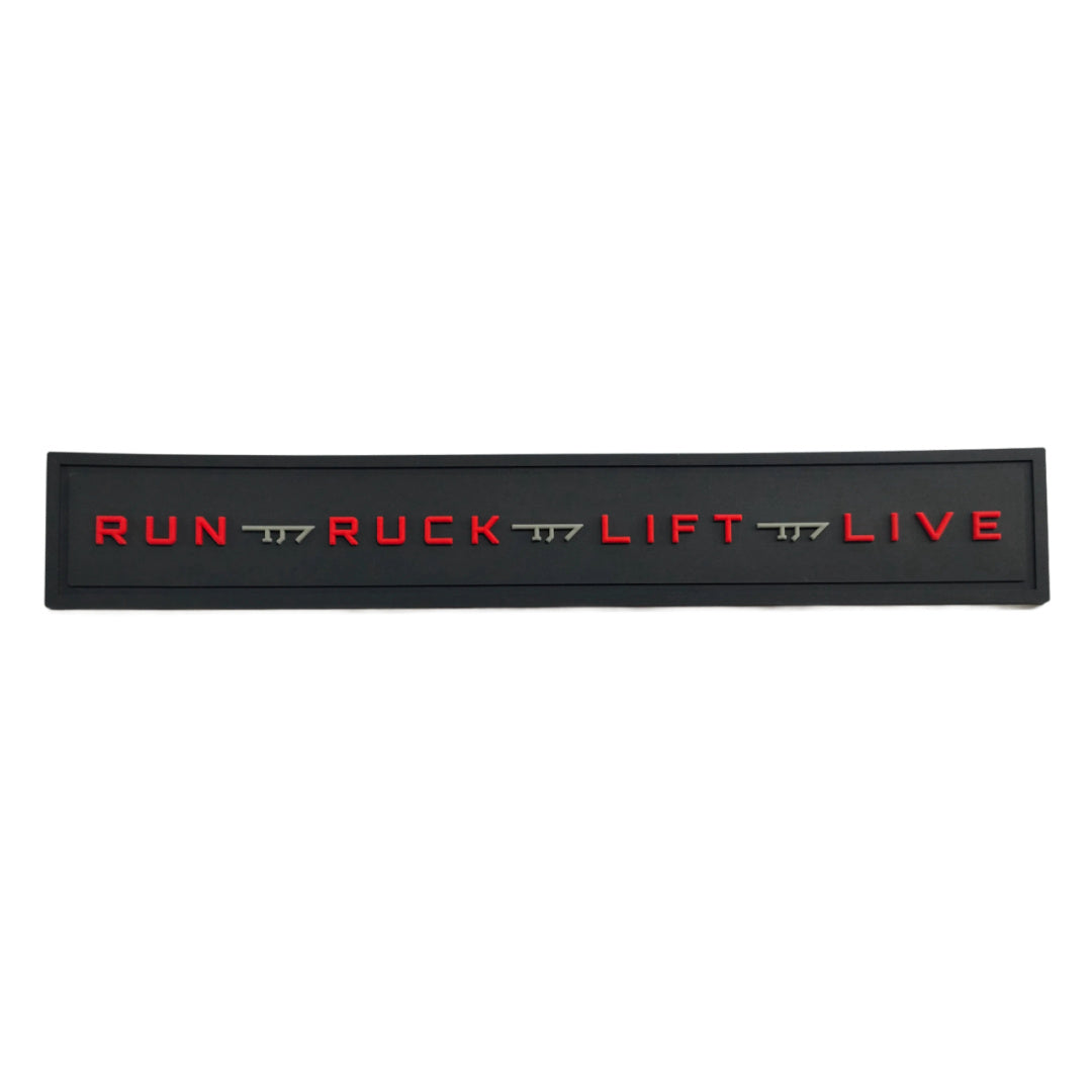 Run-Ruck-Lift-Live 3D PVC Patch