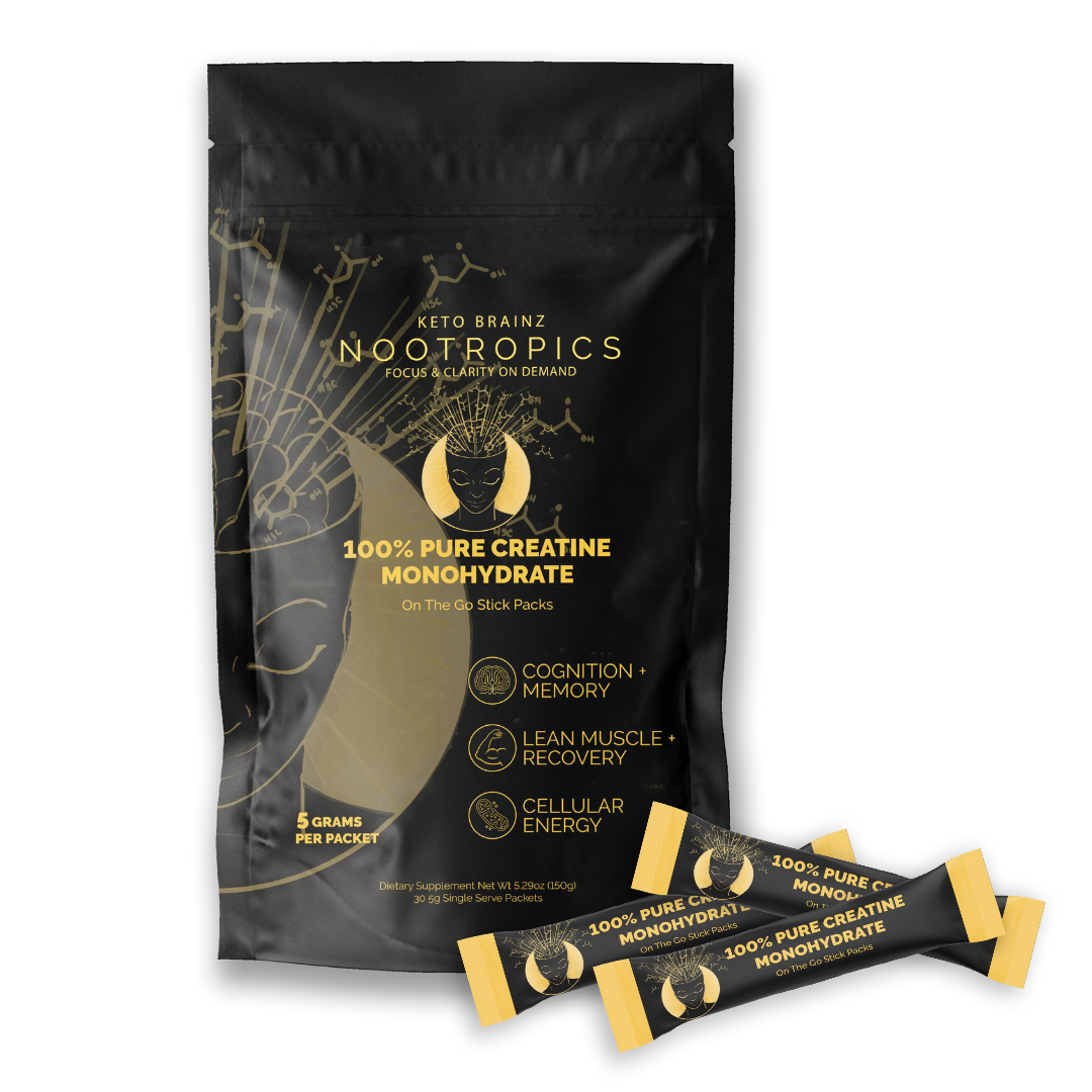 Keto Brainz Nootropic Creatine Travel Packs  **PRE-ORDER**